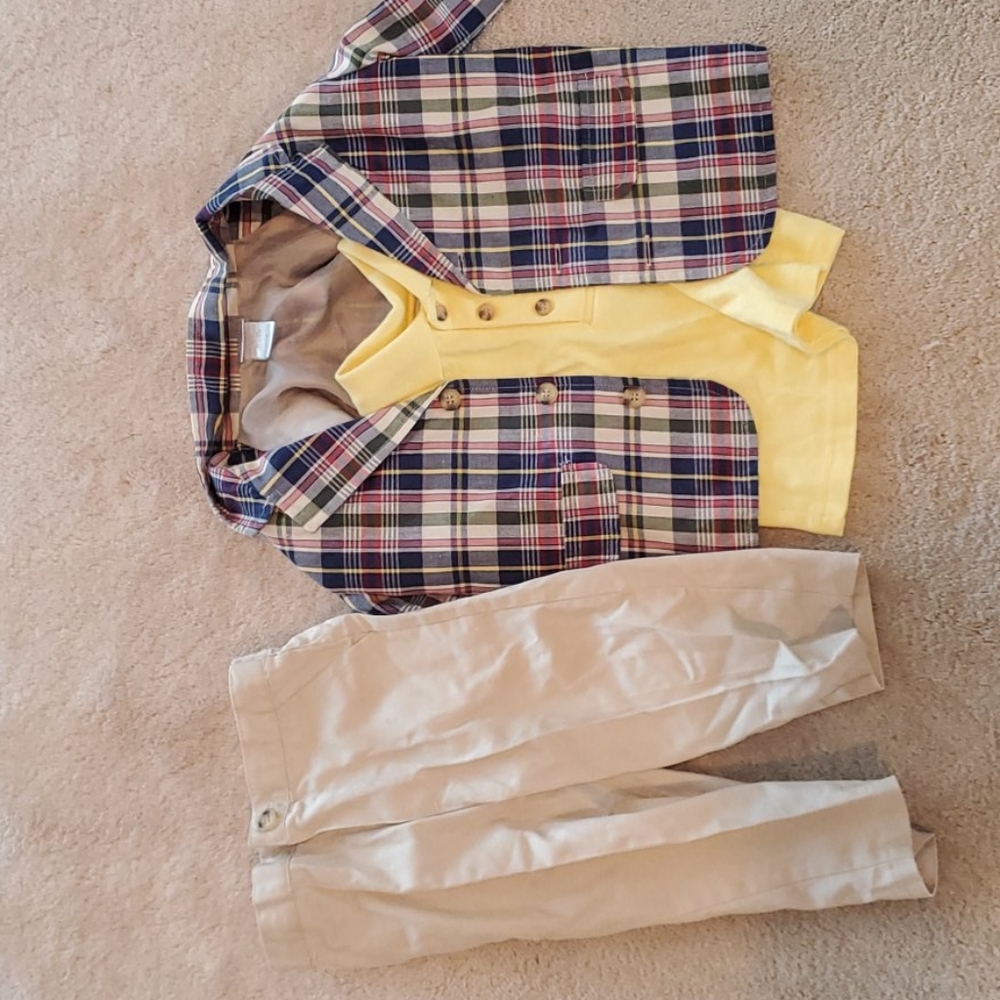 Perfectly dressed 3 piece boy outfit 18M